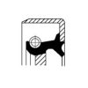 MITSUBISHI MR580530 Shaft Seal, differential